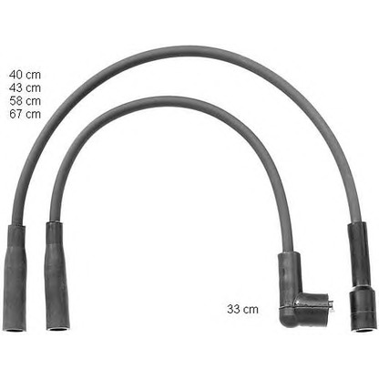 Foto Cable de encendido BERU ZEF1060