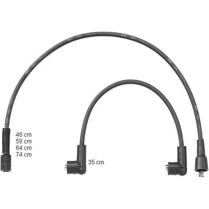 Zdjęcie Zestaw przewodów zapłonowych BERU ZEF1078
