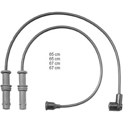 Photo Ignition Cable Kit BERU ZEF1108