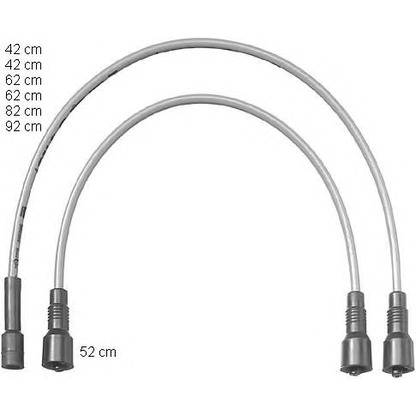 Zdjęcie Zestaw przewodów zapłonowych BERU ZEF1122