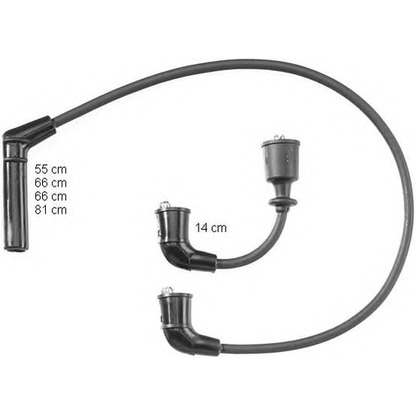 Photo Kit de câbles d'allumage BERU ZEF1144