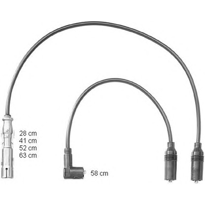 Photo Ignition Cable Kit BERU ZEF1151