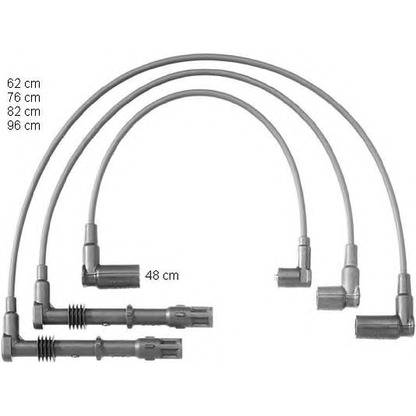 Foto Cable de encendido BERU ZEF1172