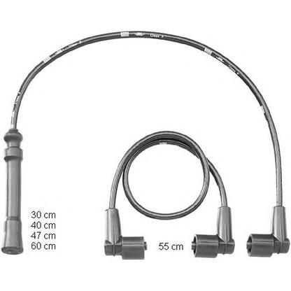 Photo Ignition Cable Kit BERU ZEF1262