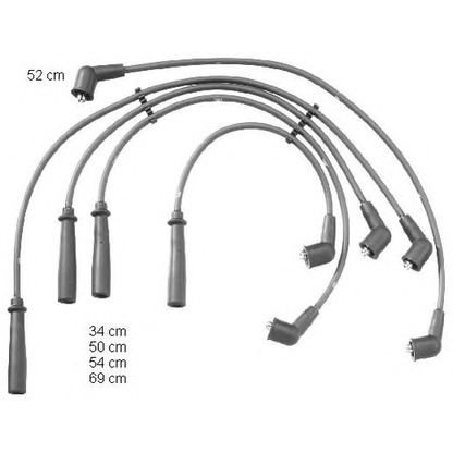 Foto Juego de cables de encendido BERU ZEF1308