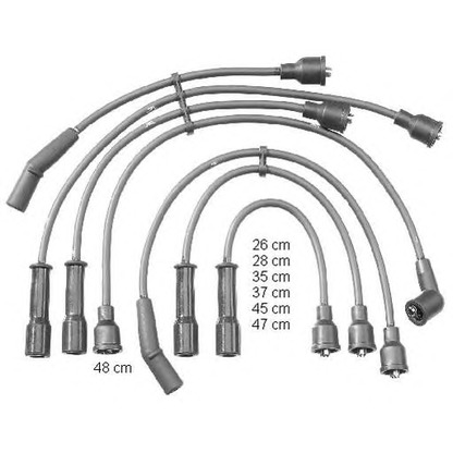 Photo Ignition Cable Kit BERU ZEF1313