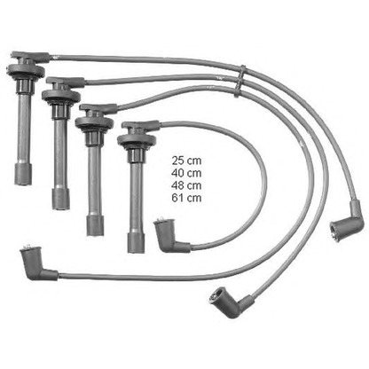 Photo Ignition Cable Kit BERU ZEF1322