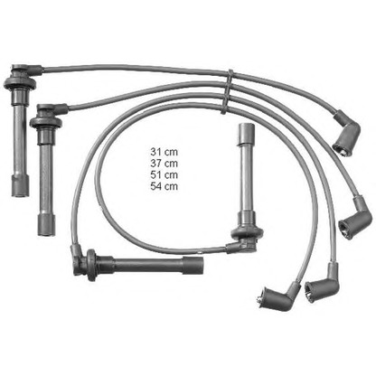 Photo Ignition Cable Kit BERU ZEF1324