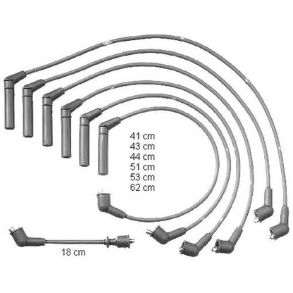 Photo Ignition Cable Kit BERU ZEF1328