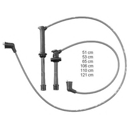 Photo Ignition Cable Kit BERU ZEF1375