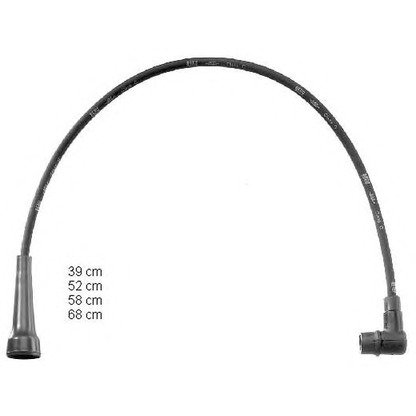 Photo Ignition Cable Kit BERU ZEF1455