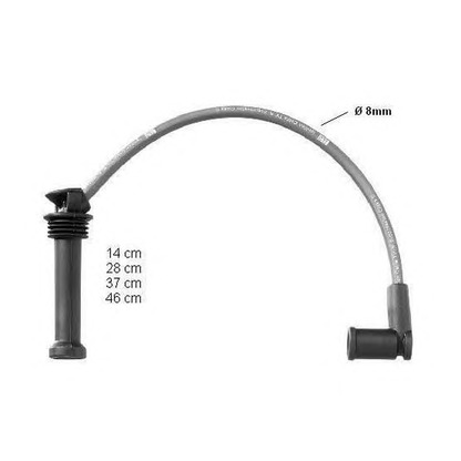 Photo Ignition Cable Kit BERU ZEF1539