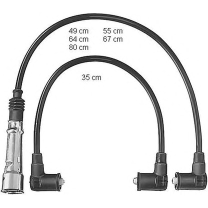 Foto Kit cavi accensione BERU ZEF404