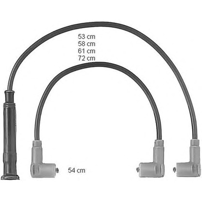 Photo Ignition Cable Kit BERU ZEF467