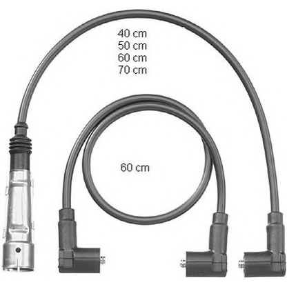 Photo Ignition Cable Kit BERU ZEF562
