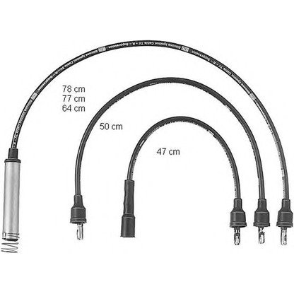 Foto Juego de cables de encendido BERU ZEF575