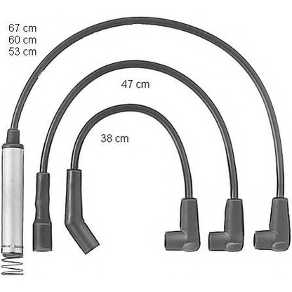 Photo Ignition Cable Kit BERU ZEF578