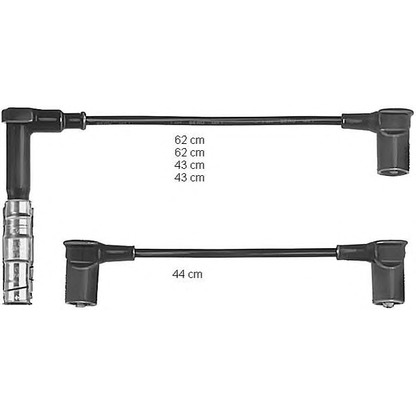 Zdjęcie Zestaw przewodów zapłonowych BERU ZEF585