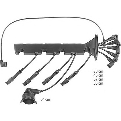 Photo Ignition Cable Kit BERU ZEF610