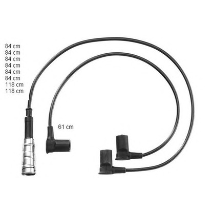 Photo Ignition Cable Kit BERU ZEF670