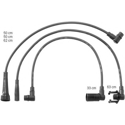 Photo Ignition Cable Kit BERU ZEF730