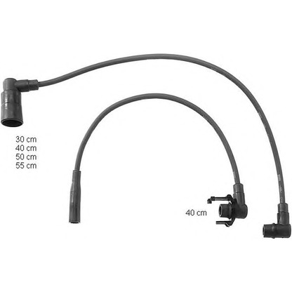 Photo Ignition Cable Kit BERU ZEF738