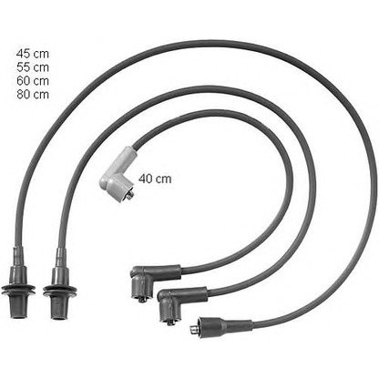 Photo Ignition Cable Kit BERU ZEF743