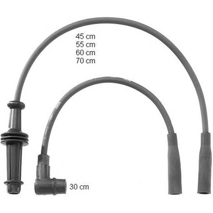Photo Kit de câbles d'allumage BERU ZEF756