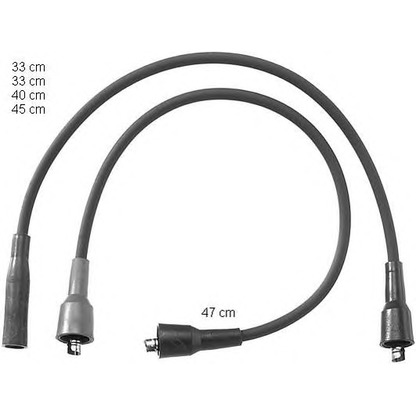 Photo Ignition Cable Kit BERU ZEF758