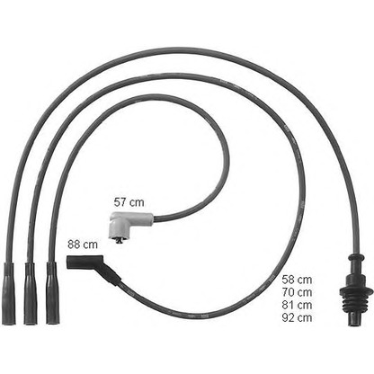 Photo Ignition Cable Kit BERU ZEF789