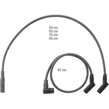 Photo Ignition Cable Kit BERU ZEF792
