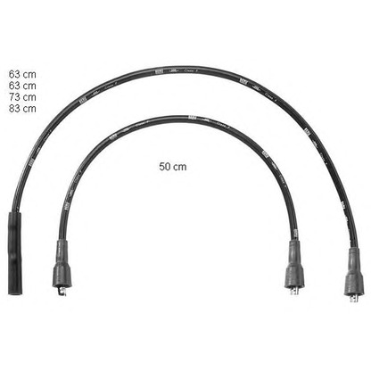 Photo Ignition Cable Kit BERU ZEF811