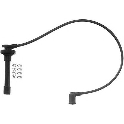 Photo Ignition Cable Kit BERU ZEF836