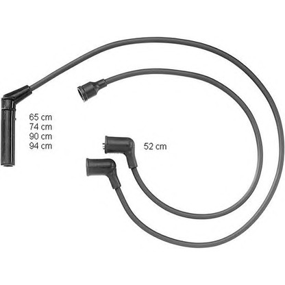 Photo Kit de câbles d'allumage BERU ZEF854