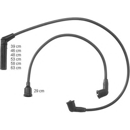 Photo Ignition Cable Kit BERU ZEF884