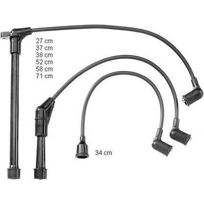 Foto Juego de cables de encendido BERU ZEF900