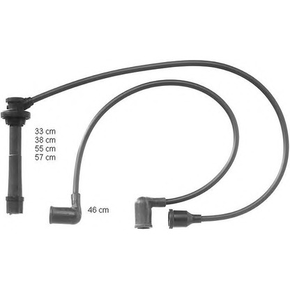 Photo Ignition Cable Kit BERU ZEF916