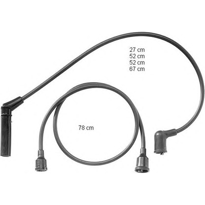 Photo Ignition Cable Kit BERU ZEF939