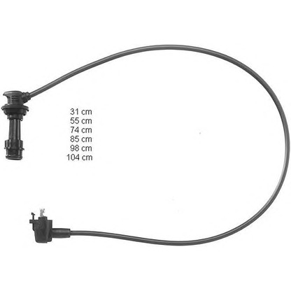 Photo Ignition Cable Kit BERU ZEF954