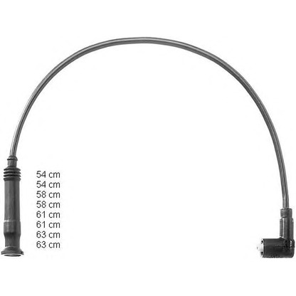 Photo Ignition Cable Kit BERU ZEF973