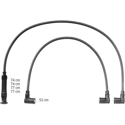 Zdjęcie Zestaw przewodów zapłonowych BERU ZEF984