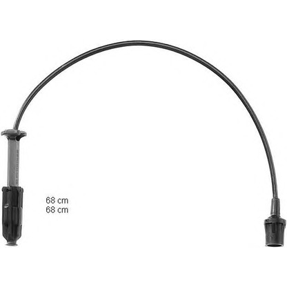 Photo Ignition Cable Kit BERU ZEF988