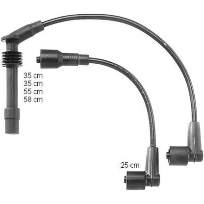 Photo Kit de câbles d'allumage BERU ZEF997