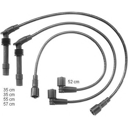 Photo Ignition Cable Kit BERU ZEF998