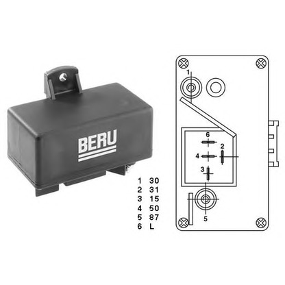 Foto Unidad de control, tiempo de incandescencia BERU GR066