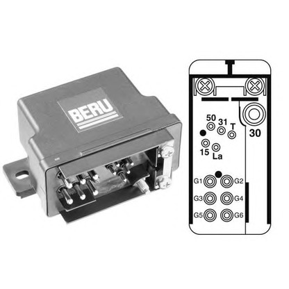 Photo Control Unit, glow plug system BERU GR076