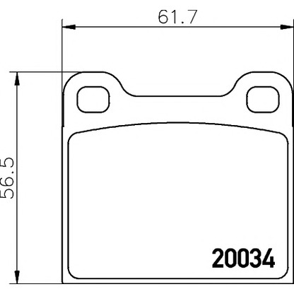 Фото Комплект тормозных колодок, дисковый тормоз PAGID T0481