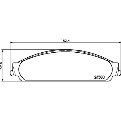 Photo Brake Pad Set, disc brake PAGID T1744