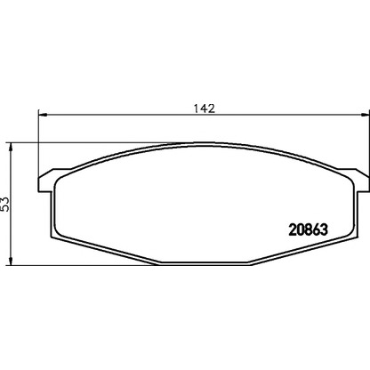 Foto Kit pastiglie freno, Freno a disco PAGID T0859