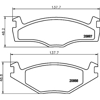 Photo Kit de plaquettes de frein, frein à disque PAGID T4151